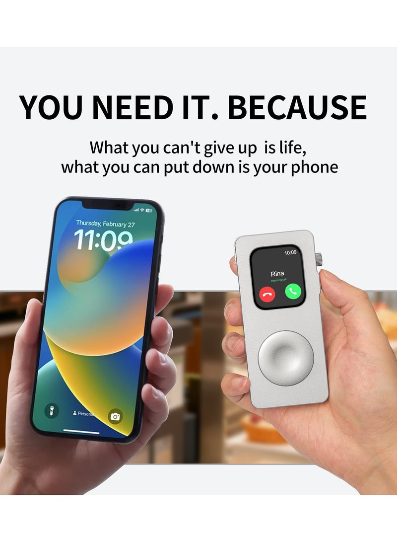 متوافق مع Apple Watch مقاس 40 مم (السلسلة 6 / 5 / 4 / SE)، غطاء حماية معدني بتصميم كلاسيكي على طراز Pod مع ملاءمة دقيقة، تحكم دوّار بالموسيقى وشحن مغناطيسي سريع، غطاء تعديل للساعة الذكية - Image 3